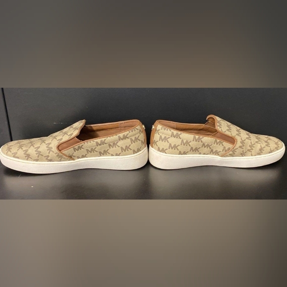 Michael Kors Keaton Slip-On MK Print Logo Shoes Size 6.5 MSRP $99 - Picture 5 of 9